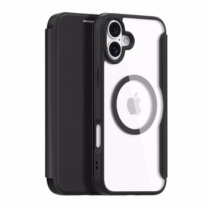 Dux Ducis Skin X Pro iPhone 16 Ümbris with MagSafe and Flip Cover - must