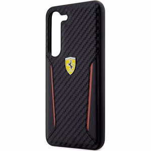 Ferrari FEHCS23MNPYK S23+ S916 чёрный/чёрный жёсткий чехол Carbon Contrast Edges