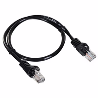 Lanberg PCU5-20CC-0050-BK võrgukaabel must 0.5 m Cat5e U/UTP (UTP)