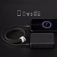 SBS TECABLETISSUETCK USB-C - USB-C 1.5m 60W braided kaabel - must