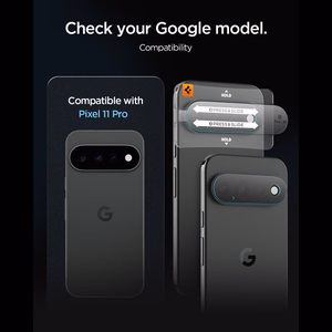 Spigen Optik Pro HD 2 karastatud klaasist kaamera objektiivikaitse komplekt mudelile Google Pixel 11 Pro