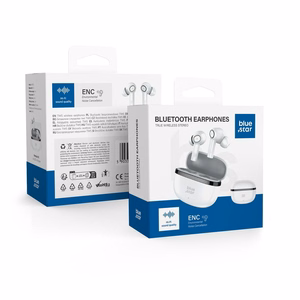 Juhtmevaba earbuds sinine Star AC20C TWS ENC valge