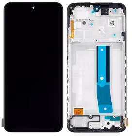 LCD screen Xiaomi Redmi Note 12S koos touch screen koos frame Onyx Must original (service pack)