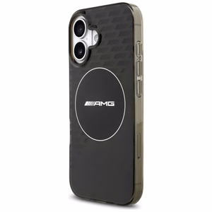 AMG Nauble Layer Läbipaistev Smocked MagSafe Ümbris jaoks iPhone 17 - Must