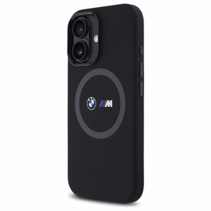 BMW M Silicone Printed Ring MagSafe iPhone 16 Ümbris - must
