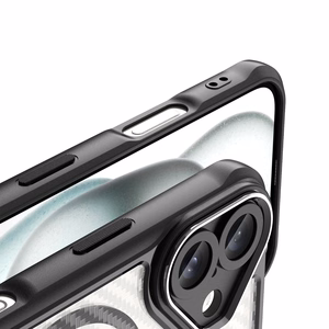 Leading Series MagSafe Silicone Ümbris jaoks iPhone 16 - Must