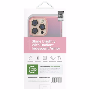 Uniq Iridescia Magclick Charging Ümbris jaoks iPhone 16 Pro Max - Roosa