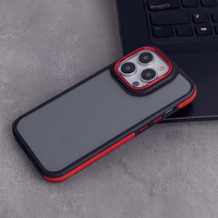 Crystal must ümbris for Samsung Galaxy S25 Plus punane