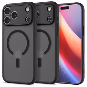 Spigen Ultra Hybrid Mag Чехол совместимый с MagSafe для iPhone 17 Pro Frost чёрный