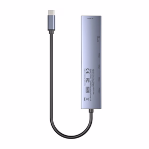 UNITEK USB-C 7-in-1 jaotur PD 100W HDMI 2.0 sisse/välja lülitiga