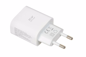 Seinaäärne laadija iBOX C-37 GaN PD20W, valge