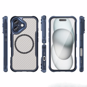 Leading Series MagSafe Silicone Ümbris jaoks iPhone 16 - Sinine