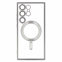 Metallic Magsafe Ümbris jaoks Samsung Galaxy S24 Hõbedane