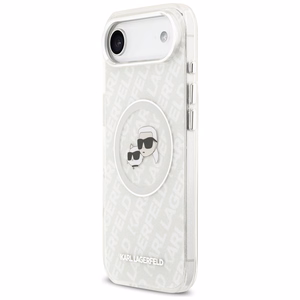 Karl Lagerfeld IML Glitter Karl&Choupette Heads Logo MagSafe Ümbris jaoks iPhone Air - Hall