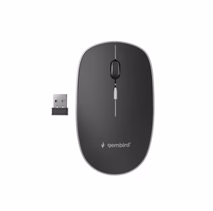 Gembird USB juhtmevaba optiline hiir must MUSW-4B-01
