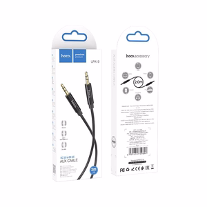 AUX kaabel Jack 3,5 mm Jack 3,5 mm Hoco 2 m UPA19 must