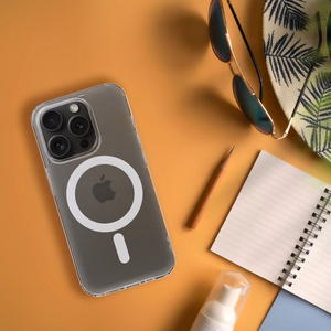 FROST MAG COVER Ümbris compatible with MagSafe jaoks IPHONE 14 Plus frozen läbipaistev