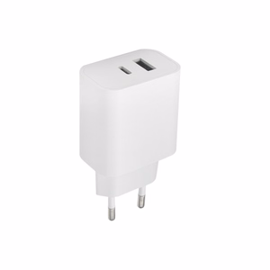Maxlife MXTC-06 PD QC laadija 1x USB-C 1x USB 20W valge