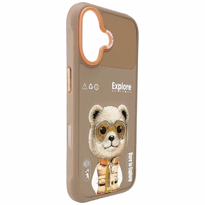 Nimmy Cool&Cute 2.0 Bear Ümbris jaoks iPhone 17 - Beige