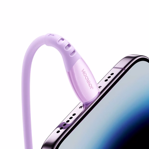Joyroom S-A59 Vibrant Series 3A USB-A - Lightning kaabel 1.2m - lilla