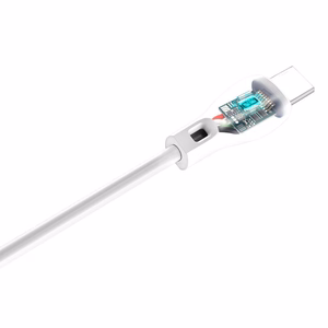 Dudao USB Type C 2.1A 1m valge cable (L4T 1m valge)