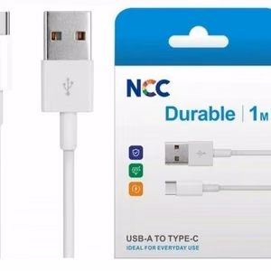 USB kaabel NCC USB-C 1m valge
