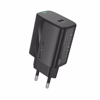 FONENG võrgulaadija EU65 PD 20W 1xUSB-C + kaabel USB-C - USB-C must
