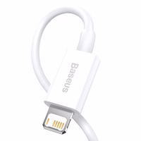 USB kaabel Baseus Superior from USB to Lightning 2.4A 1.5m valge CALYS-B02