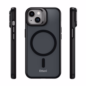 Чехол Etteri Morning Fog для iPhone 14 6,1" чёрный