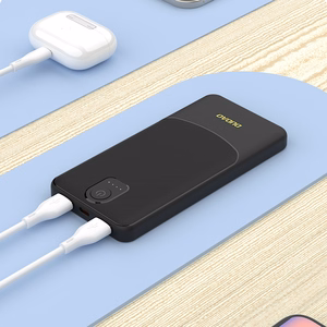 Dudao K10 10000mAh 2.4A akupank 2 × USB-A liidesega – valge