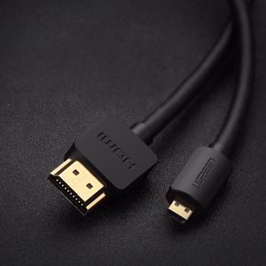 Ugreen HD127 micro HDMI - HDMI 2.0 4K 60Hz kaabel 1m - must