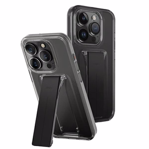 Uniq Heldro Mount ümbris with Stand iPhone 15 Pro 6.1" smoke/vapor smoke