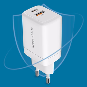 Kruger&Matz 45 W GaN võrgulaadija Power Delivery ja Quick Charge'iga