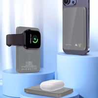 Blavec Akupank 5000mAh BJ-04 Ultra Slim 7,8mm - Type C - 22,5W magnetic Magsafe 3 in 1 (PBBJ04-MC5G) hall glass