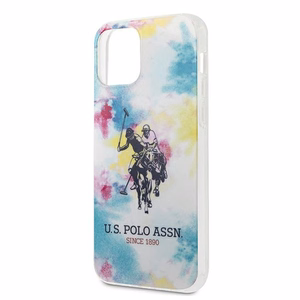 US Polo USHCP12MPCUSML Tie & Dye Collection ümbris seadmele iPhone 12 / 12 Pro 6.1", mitmevärviline