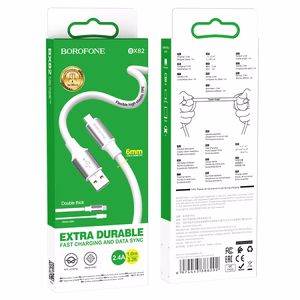 Borofone кабель BX82 Bountiful - USB на Micro USB - 2,4A 1 метр белый