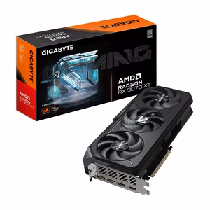 GIGABYTE Radeon RX 9070 XT GAMING 16G Videokaart - 16GB GDDR6, 256bit, PCI-E 5.0, 2970 MHz Core Clock, 2 x DisplayPort 2.1a, 2 x HDMI 2.1b, GV-R9070XTGAMING-16GD