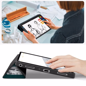 Чехол TechProtect SmartCase для Samsung Galaxy Tab A9+ A11+ Plus 11.0 X210 X215 X216 X230 X235 X236 - зелёный