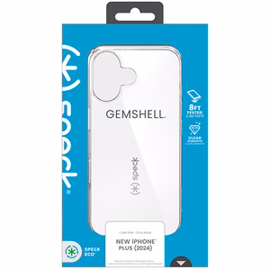 Läbipaistev Speck GemShell ümbris iPhone 16 Plusile