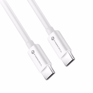 Kaabel USB C to USB C Forcell F-Energy QC4.0 PD 5A 100W 2 m C339 valge