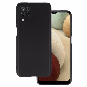 Taga Ümbris MATT jaoks SAMSUNG GALAXY A12 must