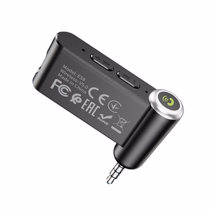 AUX Bluetooth vastuvõtja Hoco Jack 3,5 mm E58 must