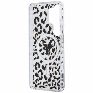GUESS ümbris for SAMSUNG S26 Ultra GUHMS26LHLEGTGLK (Magnetic IML Leopard Print Triangle) must