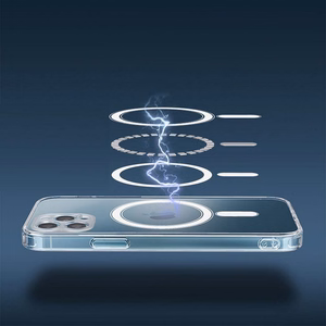 Ümbris iPhone 12 PRO MAX Clear Mag Cover (STR), ühildub MagSafe'iga, läbipaistev