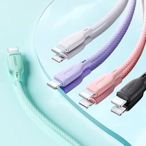 USB Кабель Joyroom "SA34-CC3" фиолетовый "Type-C / Type-C" 100см (до 60W)