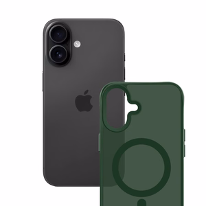 3mk Smoke MagCase iPhone 17 jaoks roheline-poolläbipaistev