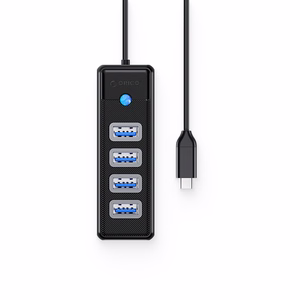 Orico PW4U-C3 USB-C / 4x USB-A 3.0 Hub - Must