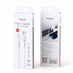 YESIDO KAABEL CA120 180W USB/TYPE-C 1M PVC 2A valge