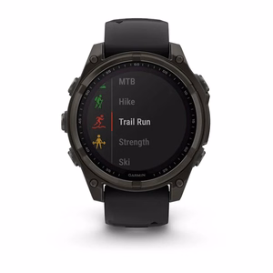 Nutikell Garmin Fenix 8 Sapphire Solar must/hall
