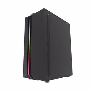 Darkflash DK151 LED computer ümbris (must) + 3 RGB fans